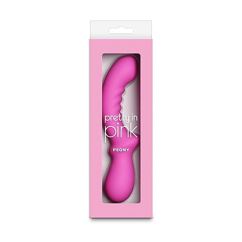 Pretty In Pink Peony Flexible G Spot Vibrator - G-Spot Vibrators