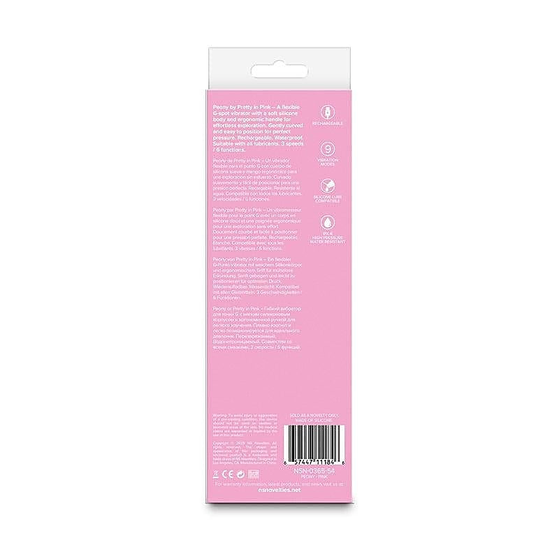 Pretty In Pink Peony Flexible G Spot Vibrator - G-Spot Vibrators