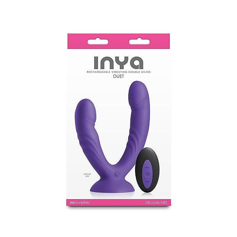 Inya Duet Remote Control Vibrating Double Dildo - Vibrating Dildos