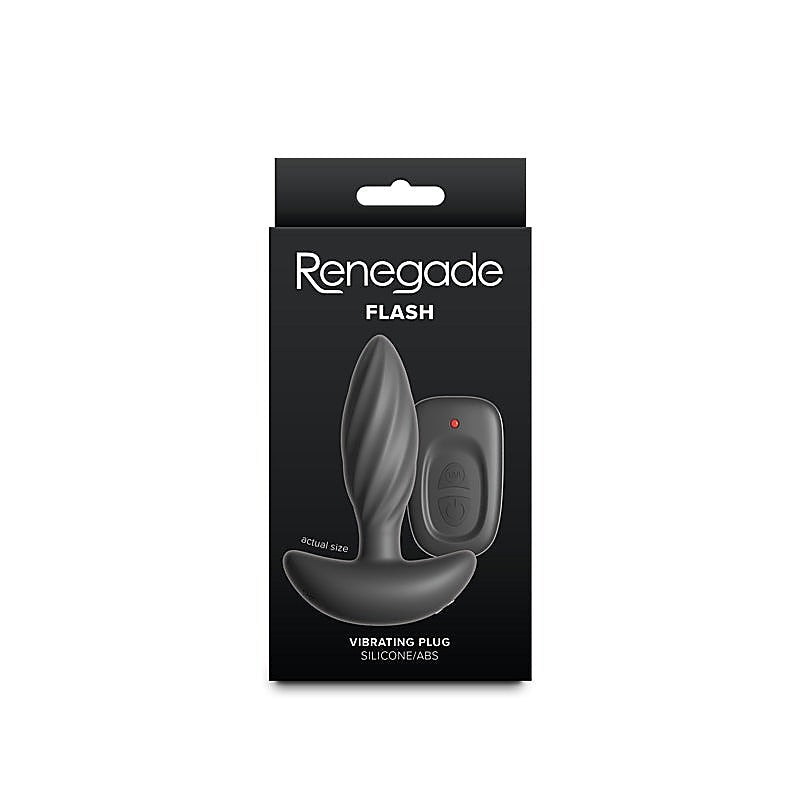 Renegade Flash Rechargeable Vibrating Butt Plug - Butt Plugs