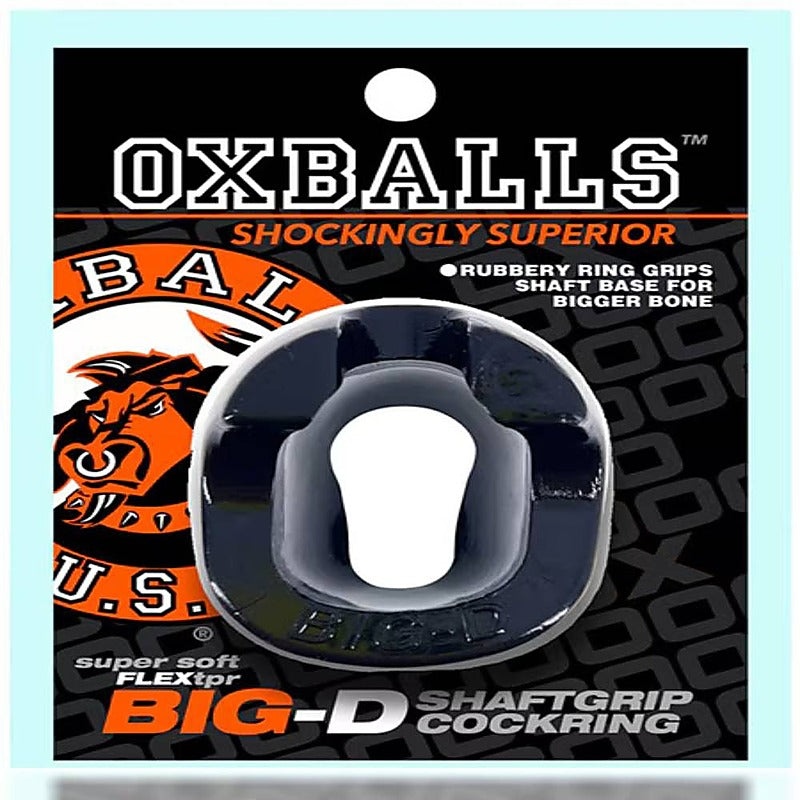 Big-D Shaft Grip Super Soft Cock Ring By Oxballs - Stretchy Cock Rings