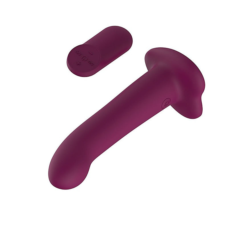 Vibrating Dildo With Wireless Remote By Passion Play - Vibrating Dildos