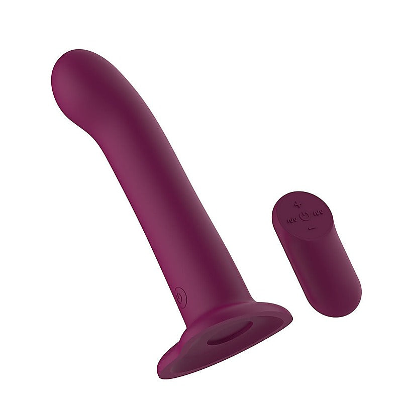 Vibrating Dildo With Wireless Remote By Passion Play - Vibrating Dildos