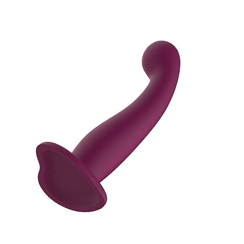 Liquid Silicone Realistic Curved Shape Dildo By Passion Play - Realistic Dildos