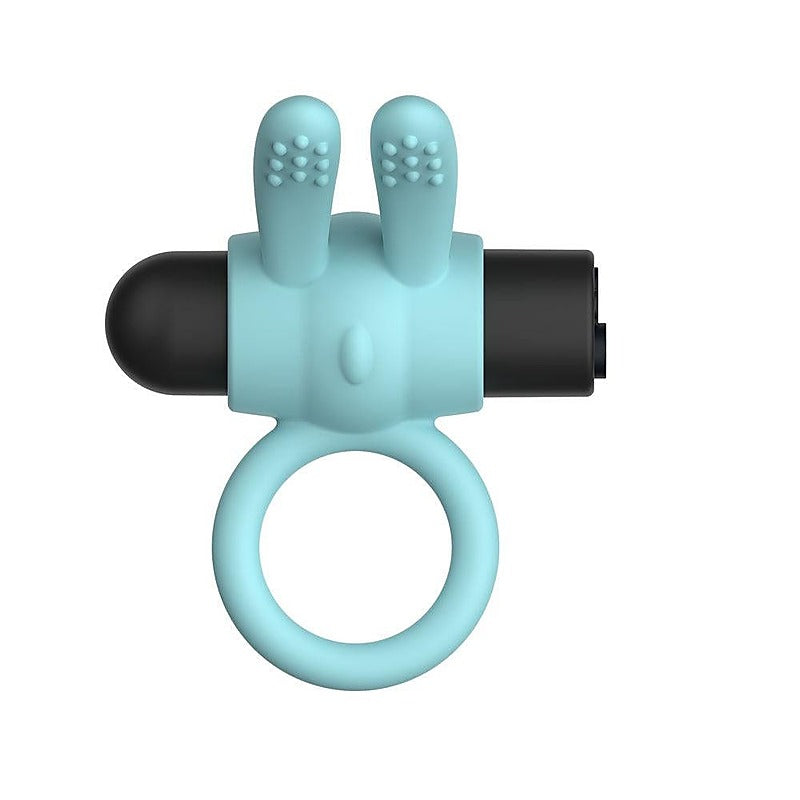 Silicone Rechargeable Rabbit Vibrating Cockring - Vibrating Cock Rings