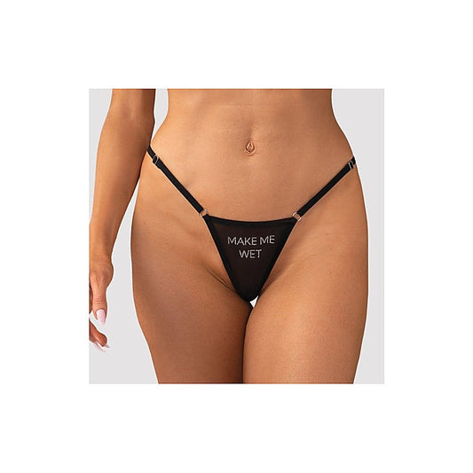 Obsessive Make Me Wet Printed Sexy Womens Thong