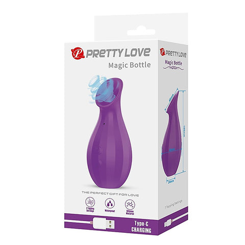 Magic Bottle Rechargeable Clitoral Suction Vibrator By Baile - Clit Ticklers and Pulsators