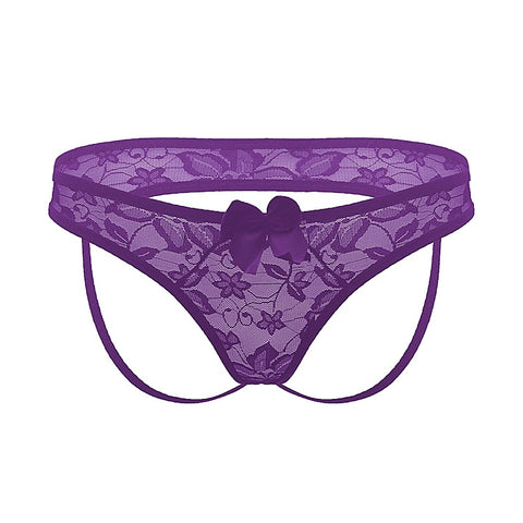 Sexy Crotchless Panties By Love In Leather - G-Strings, Panties and Shorts