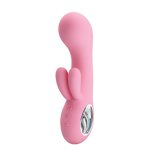Baile Chris 7 Functions Silicone Rabbit Vibrator - Rabbit Vibrators