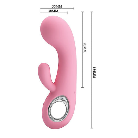 Chris 7 Functions Silicone Rabbit Vibrator By Baile - Rabbit Vibrators