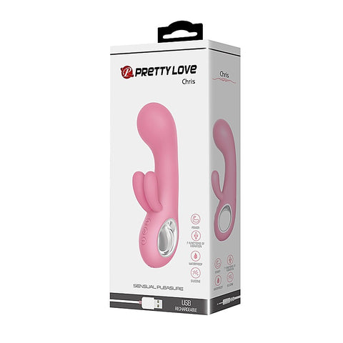 Chris 7 Functions Silicone Rabbit Vibrator By Baile - Rabbit Vibrators