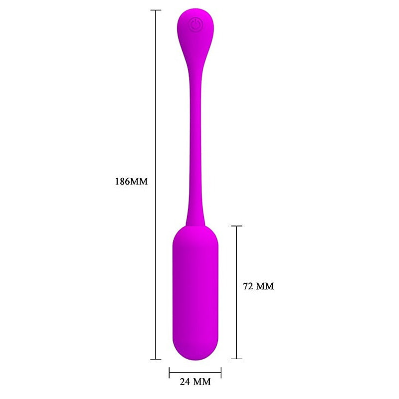 Usb Rechargeable Remote Control Egg Vibrator By Baile - Love Eggs and Kegel Exercisers