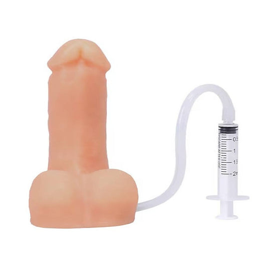 Pop N Play Realistic Squirting Packer Dildo By Tantus - Realistic Dildos