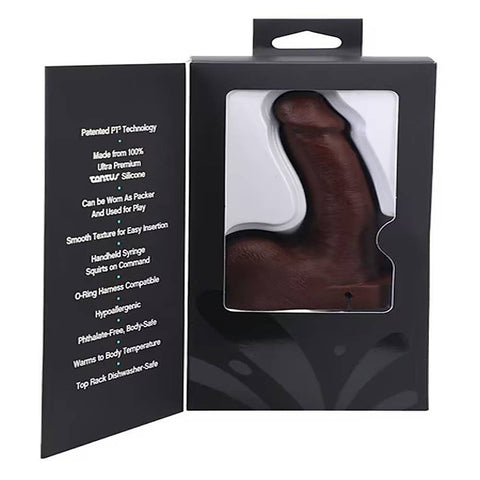 Pop N Play Realistic Squirting Packer Dildo By Tantus - Realistic Dildos