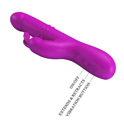 Rotating And Thrusting Rabbit Vibrator By Baile - Rabbit Vibrators