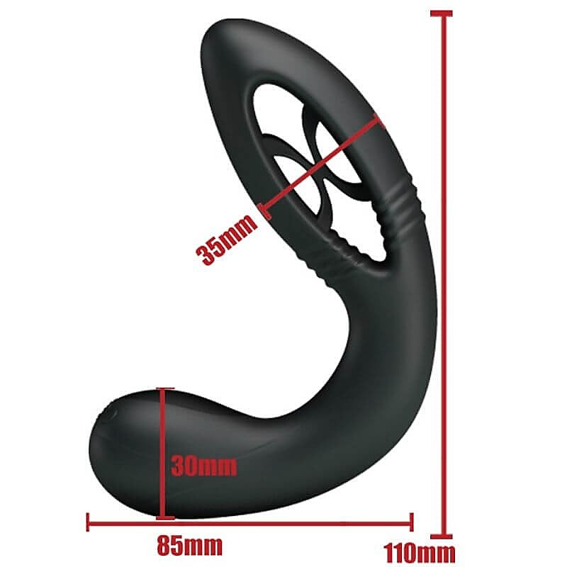 Rechargeable And Vibrating Silicone Butt Plug By Baile - Butt Plugs