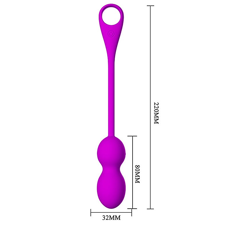 Elvira 12 Functions Rechargeable Vibrating Kegel Ball - Love Eggs and Kegel Exercisers