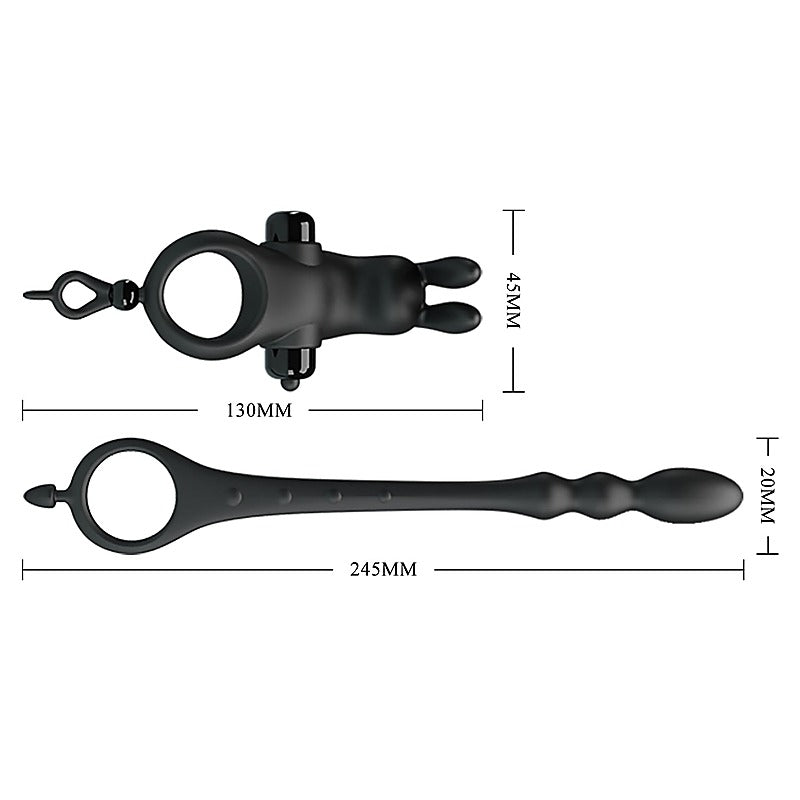 V 10 Speed Mens Vibrating Penis Sleeve By Baile - Penis Sleeves and Extenders