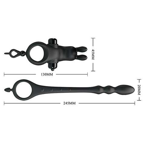 V 10 Speed Mens Vibrating Penis Sleeve By Baile - Penis Sleeves and Extenders