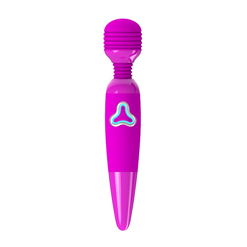 Flirtatious Vibrating Silicone Body Wand Massager By Baile - Body Wands