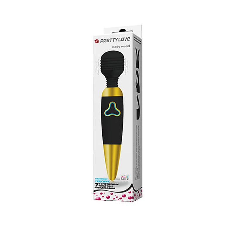 Flirtatious Vibrating Silicone Body Wand Massager By Baile - Body Wands