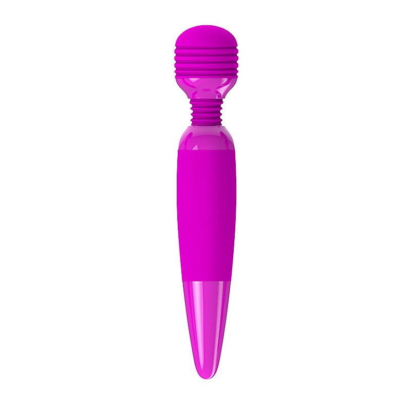 Flirtatious Vibrating Silicone Body Wand Massager By Baile - Body Wands
