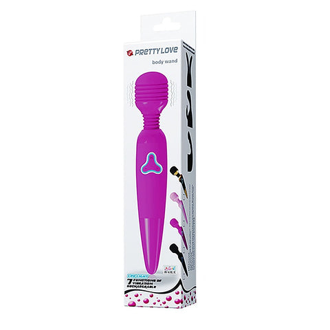 Flirtatious Vibrating Silicone Body Wand Massager By Baile - Body Wands