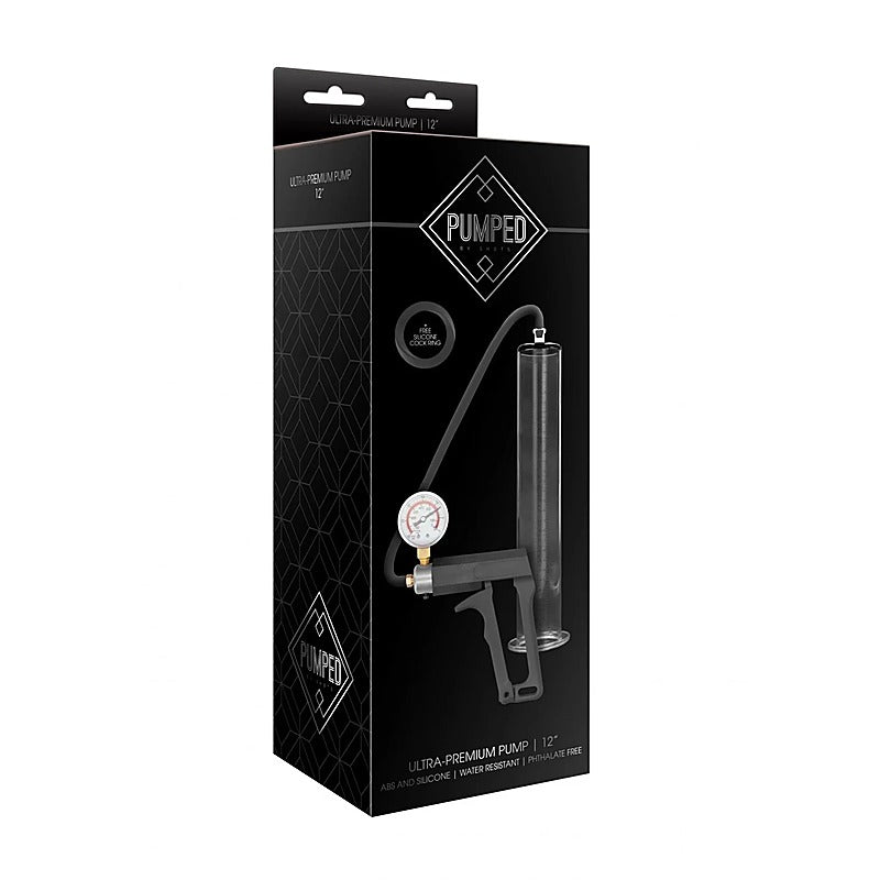 Pumped Ultra- 12 Inch Wide Penis Pump by Shots Toys - Penis Pumps And Stretchers