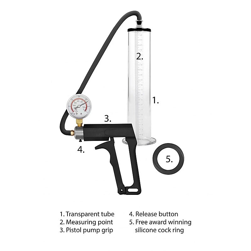 Pumped Ultra- 12 Inch Wide Penis Pump by Shots Toys - Penis Pumps And Stretchers