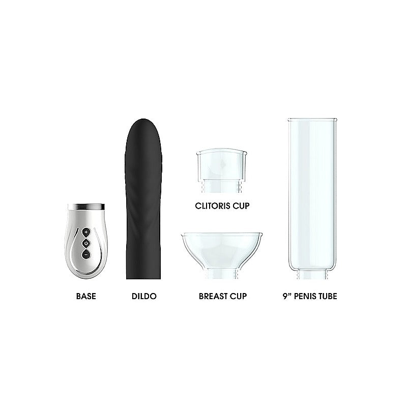 Pumped Twister 4 In 1 Rechargeable Couples Pump Kit - Sex Toys For Couples
