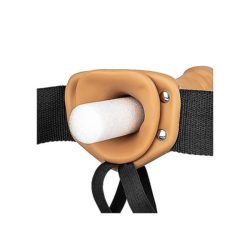 Vibrating Hollow Strapon by Shots Toys - Strap On Sextoys