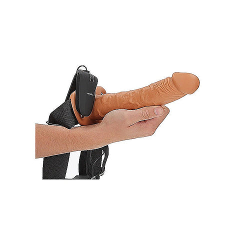 Vibrating Hollow Strapon by Shots Toys - Strap On Sextoys