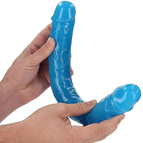 15 Inch Glow In The Dark Neon Double Dong By Shots Toys - Double Ender
