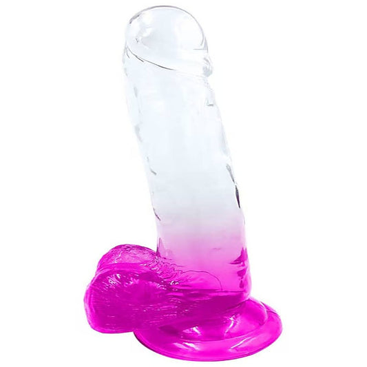 Playful Riders 8 Inch Realistic Dong with Balls - Realistic Dildos