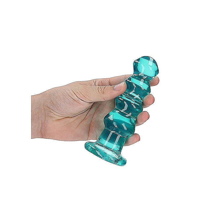 Crystal Clear 5.5 Inches Curvy Dildo By Shots Toys - Non-Realistic Dildos