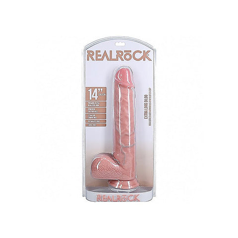 Realrock Extra Large Straight Dildo With Balls By Shots Toys - Realistic Dildos