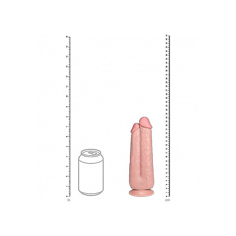 Realrock Ultra Realistic Skin Two In One Dildo By Shots Toys - Realistic Dildos