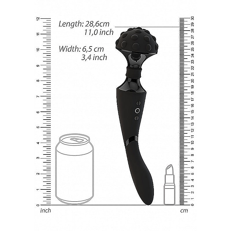 Shiatsu Bendable Body Wand Massager By Shots Toys - Body Wands