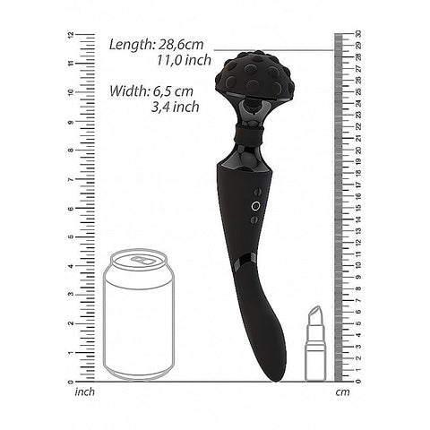 Shiatsu Bendable Body Wand Massager By Shots Toys - Body Wands