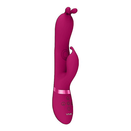 Shots Gada Triple Action Vibrating Rabbit with PulseWave - Rabbit Vibrators