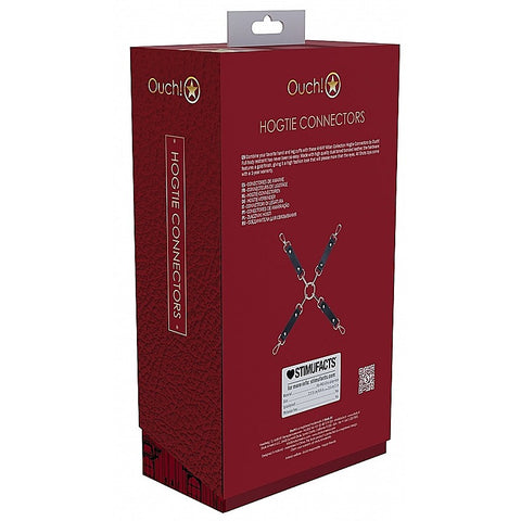 Shots Toys Ouch! Milan Collection Bondage Hogtie Connectors - Cuffs And Restraints