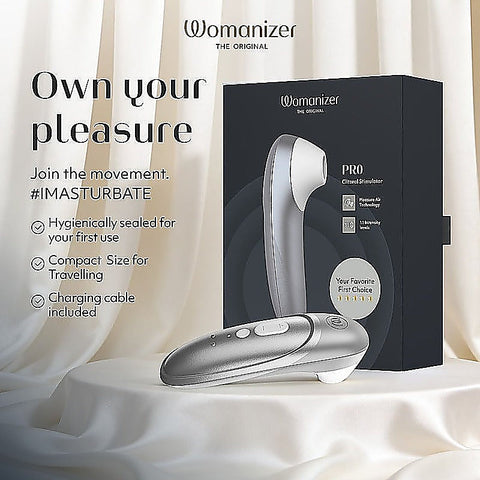 Womanizer Pro Air Pulse Clitoral Massager By Love Honey - Clit Ticklers and Pulsators