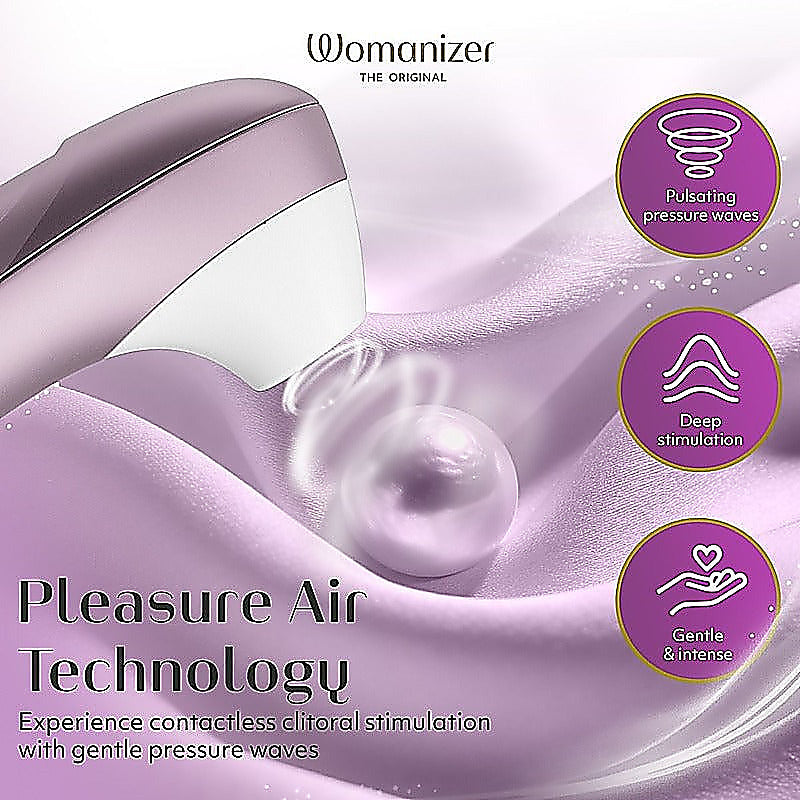 Womanizer Pro Air Pulse Clitoral Massager By Love Honey - Clit Ticklers and Pulsators