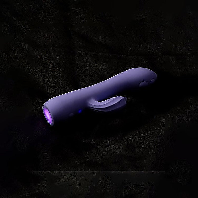 Groovy Glow-Ups Wavie Rabbit Vibrator By Adam & Eve - Rabbit Vibrators