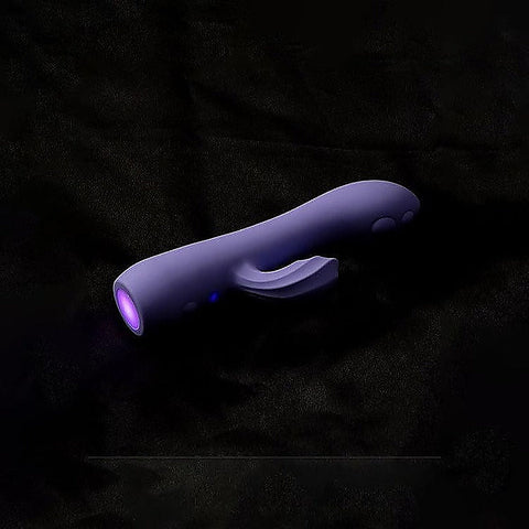 Groovy Glow-Ups Wavie Rabbit Vibrator By Adam & Eve - Rabbit Vibrators