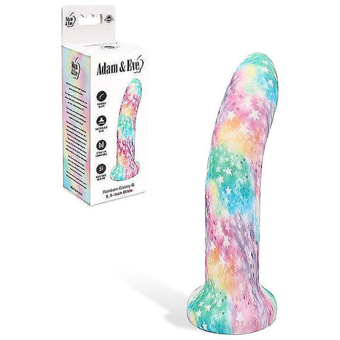 Rainbow Galaxy G Dildo By Adam & Eve Sextoys - Non-Realistic Dildos