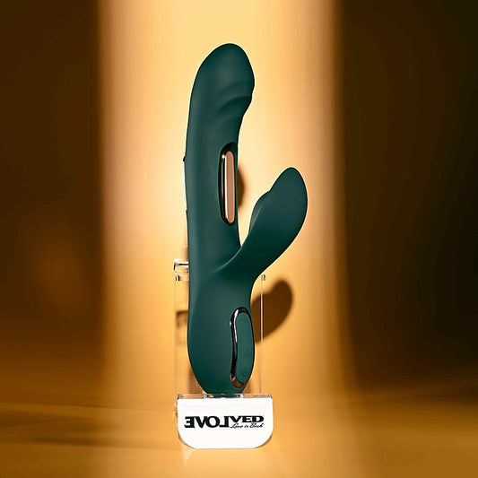 Evolved HEART OF GOLD USB Rechargeable Rabbit Massager