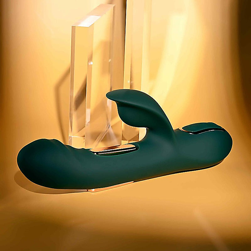 Heart Of Gold Usb Rechargeable Rabbit Massager By Evolved - Rabbit Vibrators