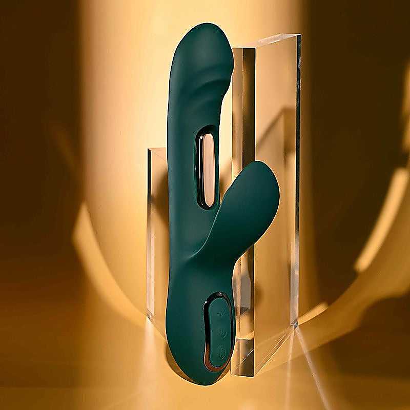 Heart Of Gold Usb Rechargeable Rabbit Massager By Evolved - Rabbit Vibrators