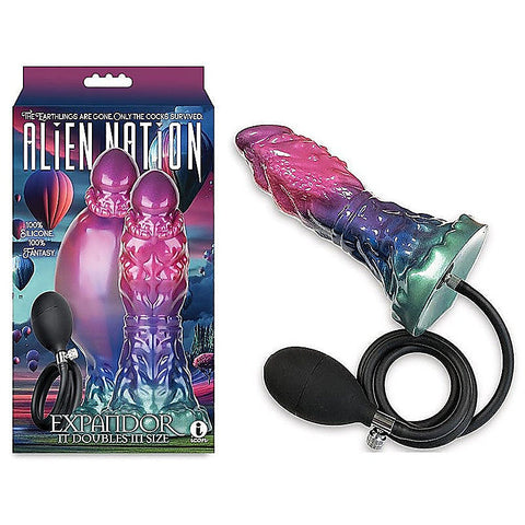 Alien Nation Expandor Coloured Inflatable Dildo - Realistic Dildos